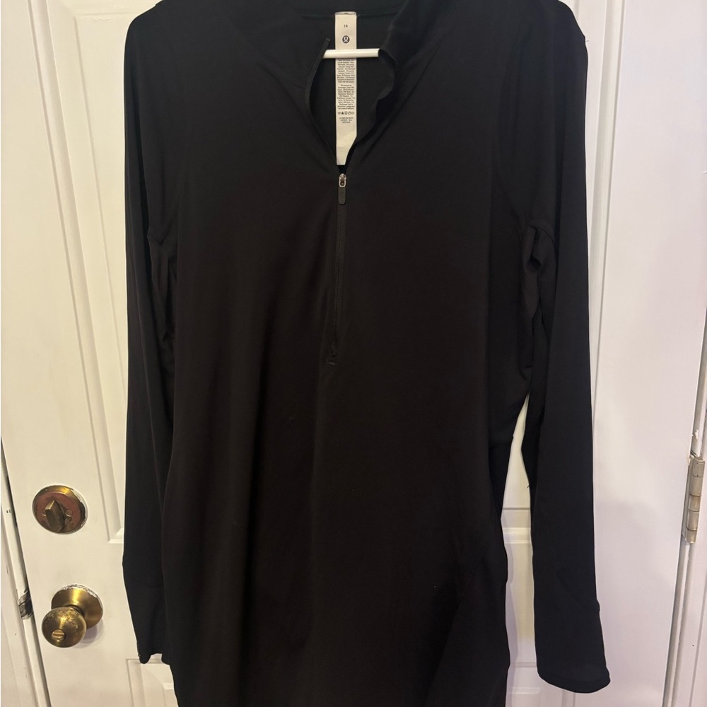Lululemon Black Long Sleeve Athletic Dress